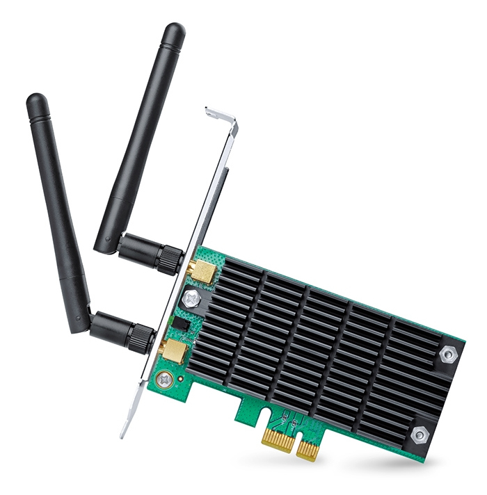 TP-LINK Archer T6E AC1300 Dual Band Wireless PCI Express Adapter with Two Antennas