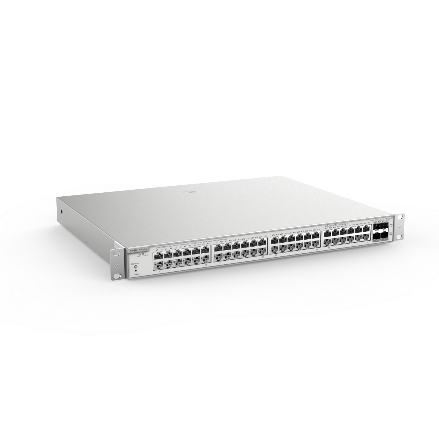 Ruijie Reyee RG-NBS3200-48GT4XS-P, 48-Port Gigabit Layer 2 Cloud Managed PoE Switch, 4 * 10G Uplink