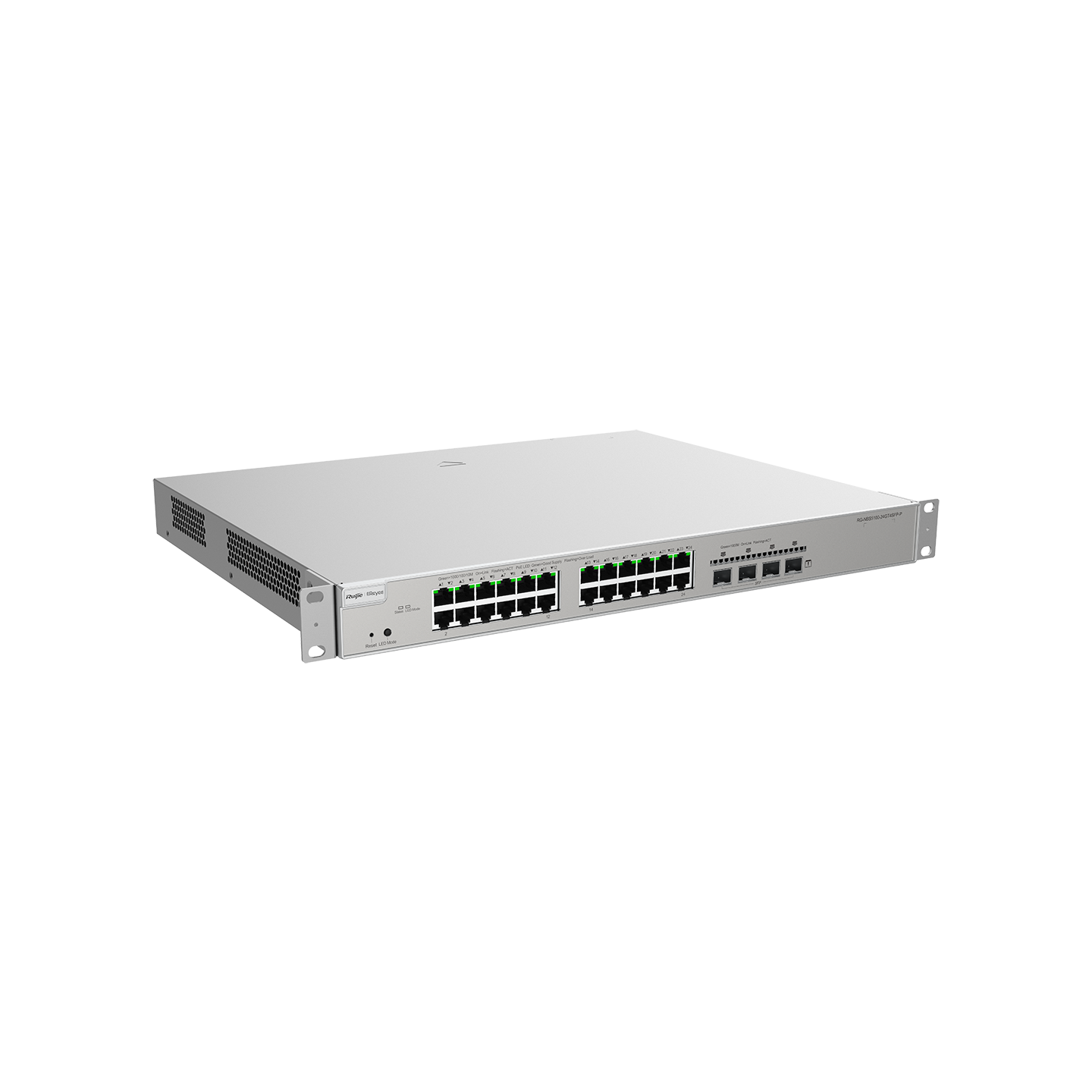 Ruijie Reyee RG-NBS5200-24GT4XS-P, 24-port Gigabit Layer 3 PoE Switch, 4 SFP+ Uplink