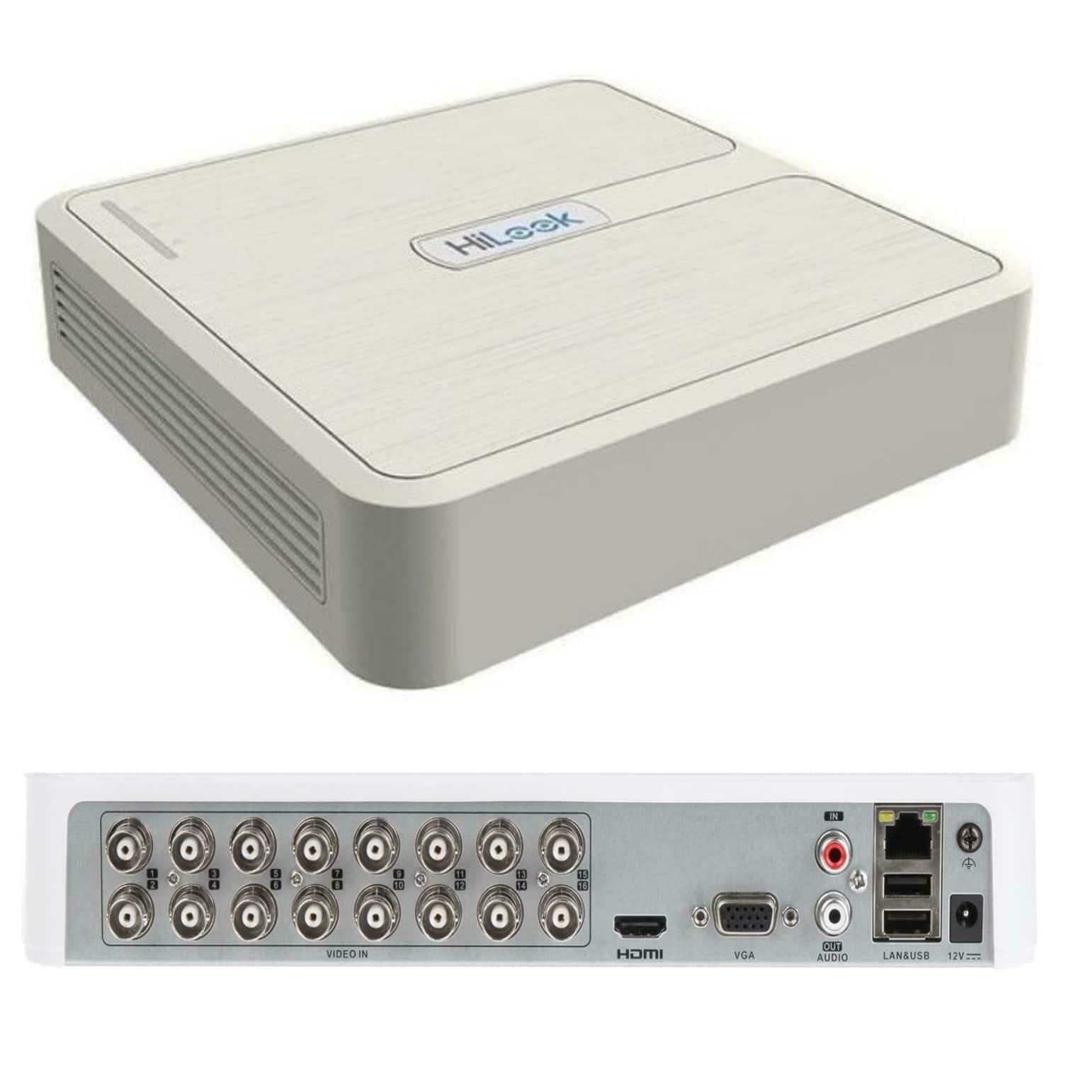 HiLook by Hikvision DVR-116G-K1 16Ch Turbo HD 2MP 1080P TVI AHD CCTV Video DVR 