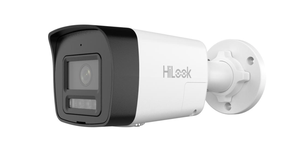 HiLook 8 MP Smart Hybrid Light MD 2.0 Fixed Bullet Network Camera 4mm -White