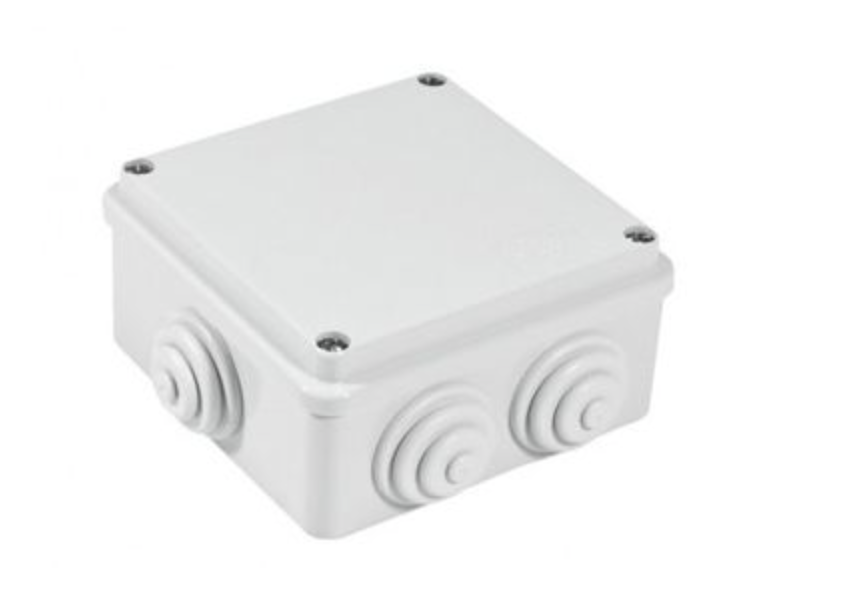 Pace Weatherproof Enclosure IP56 Rated 85*85*50mm - White 