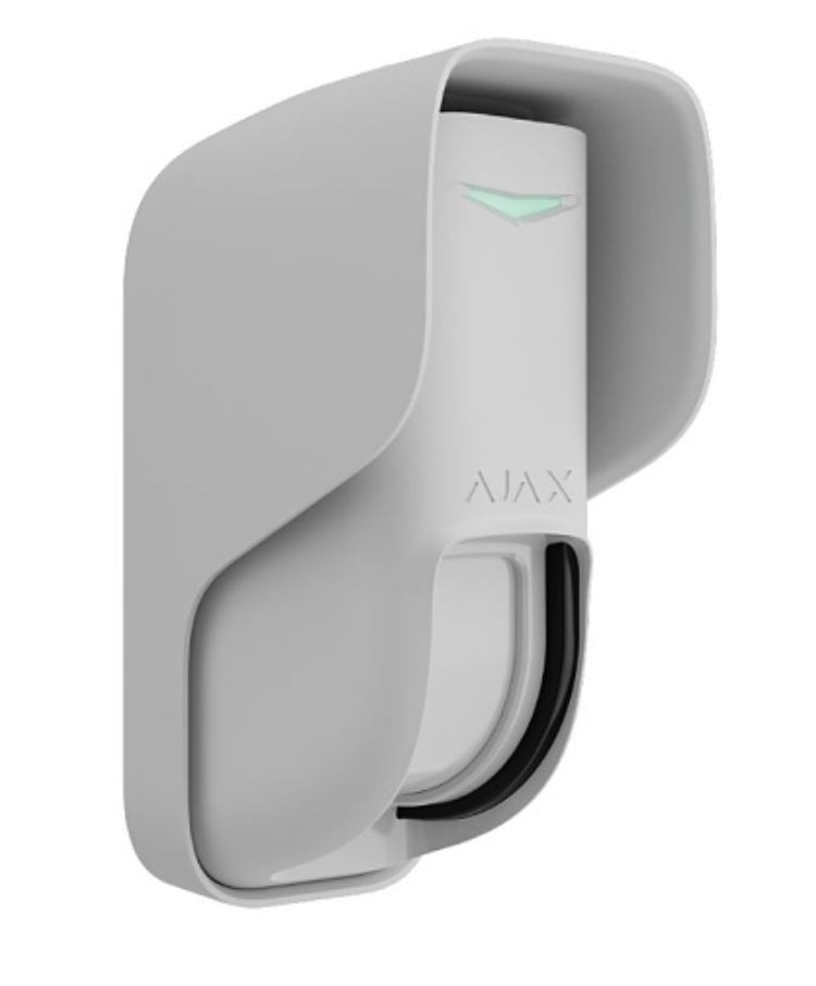 Ajax 101441.289.WH1 Wireless Dual-TechnologyOutdoor Curtain Motion Detector- White