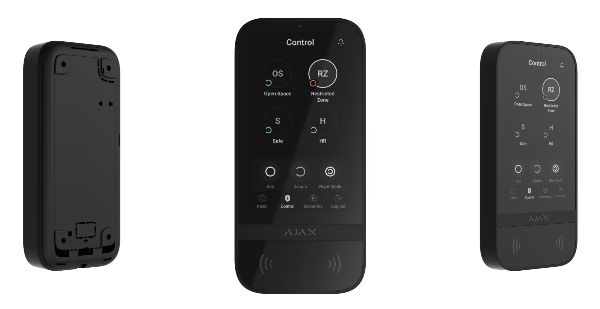 Ajax KeyPad TouchScreen Fibra 81718.226.BL1 - BLACK