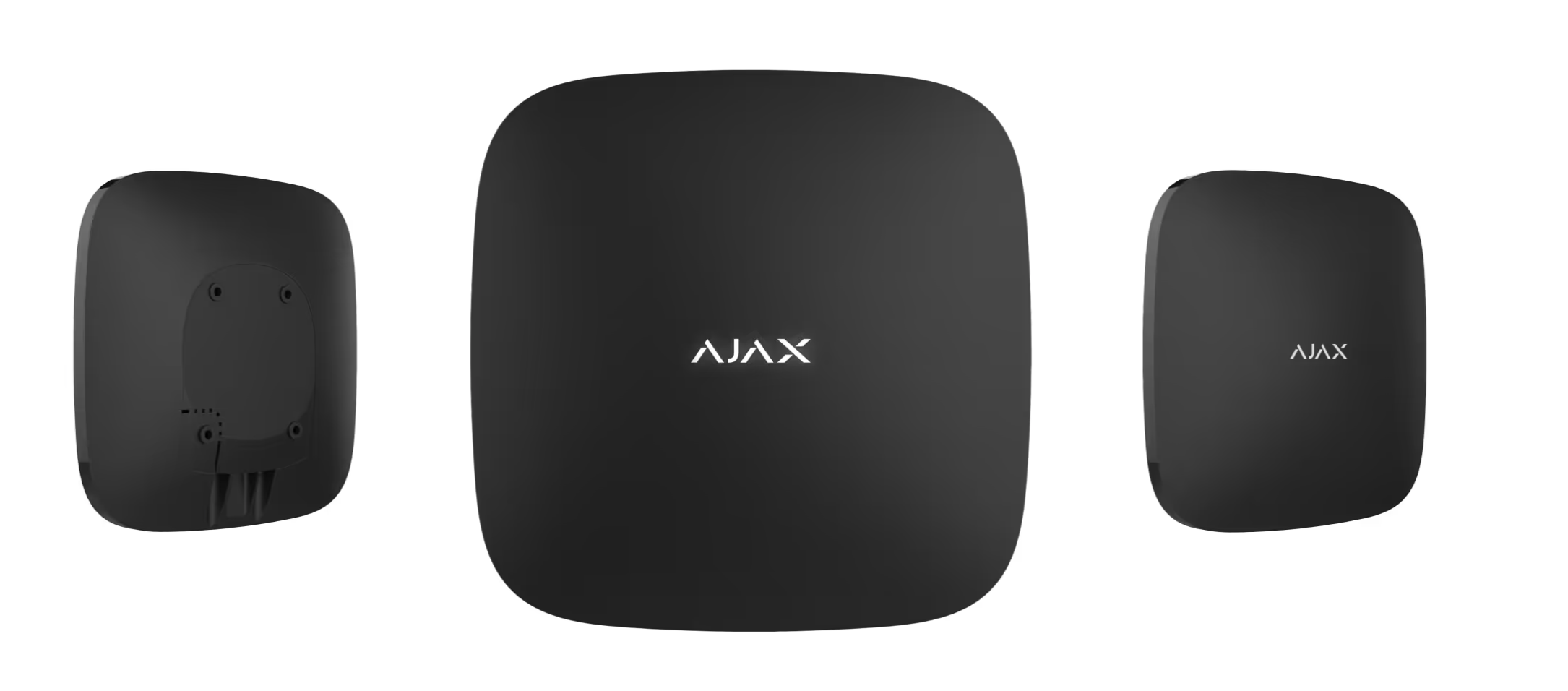 Ajax Hub 2Control panel with alarm photo verification support (2x SIM 2G, Ethernet) - Black