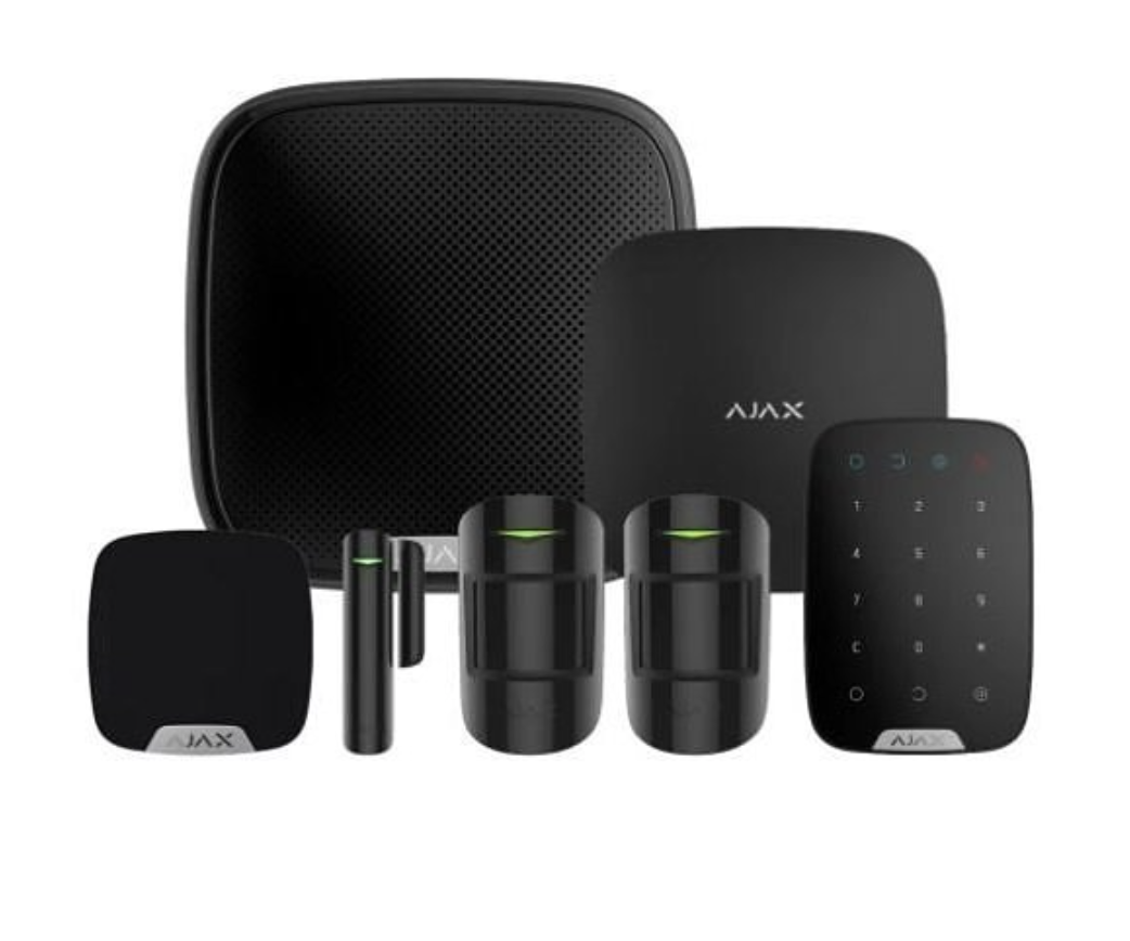 Ajax Systems Kit 3 Hub2(2G)+MP House with keypad (8PD) Black 35654