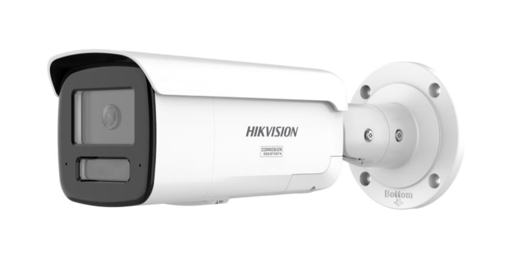 Hikvision 4 MP Smart Hybrid Light with ColorVu Fixed Bullet Network Camera 2.8mm - White