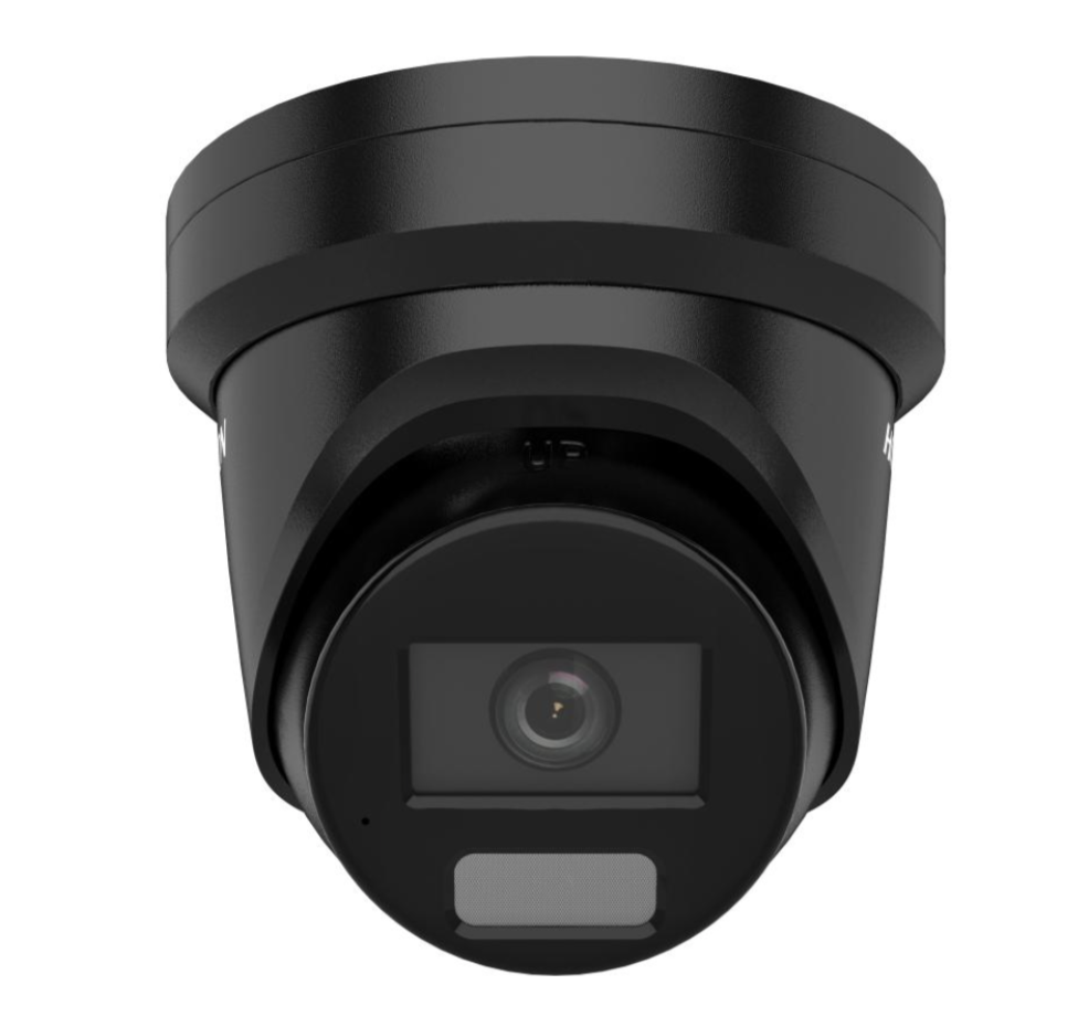 Hikvision 8MP Smart Hybrid Light with ColorVu Network Fixed Turret  up to 40m IR IP67- Black