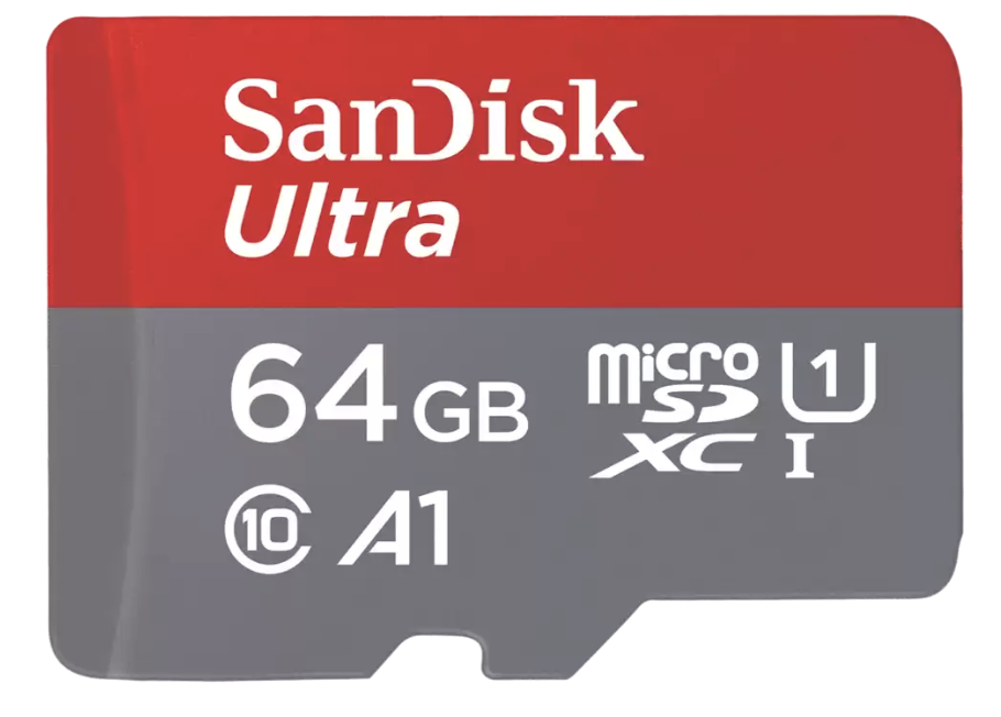 SanDisk Ultra 64GB microSDHC UHS-I Memory Card Class 10 SDSQUAB-064G-GN6MA
