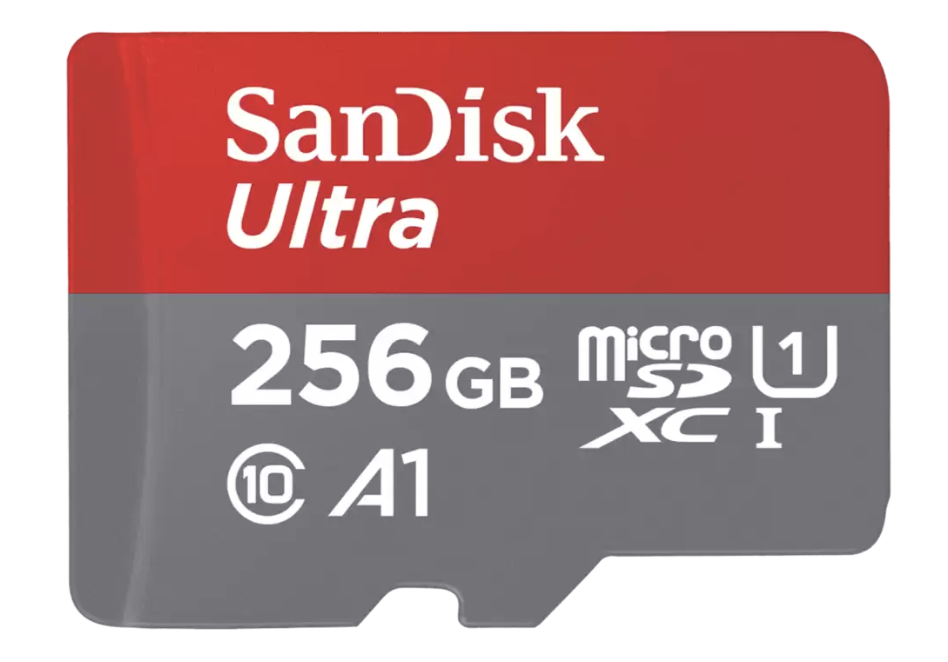 SanDisk Ultra 256GB microSDHC UHS-I Memory Card Class 10 SDSQUAC-256G-GN6MA