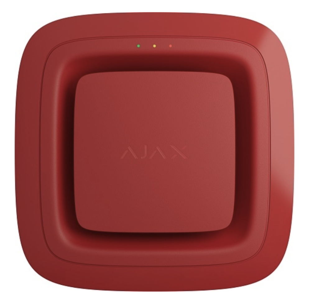 Ajax 118604.278.RD1 EN54 FireProtect Sounder (8EU) ASP -Red