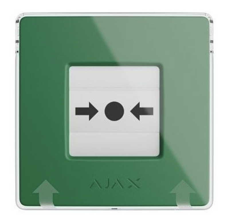 Ajax Manual Call Point 71254.171.NC1 Emergency Alarm -Green