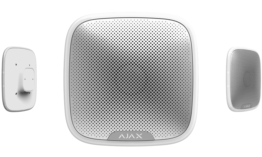 Ajax Systems 22905 Street Siren Double Deck -Wireless Outdoor Siren - White 