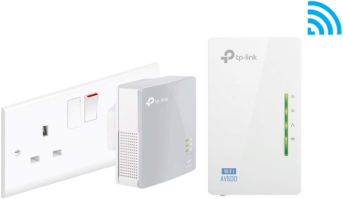 TP-LINK TL-WPA4220KIT AV600 Wi-Fi Powerline Home plugs Pack of 4 - Refurbished