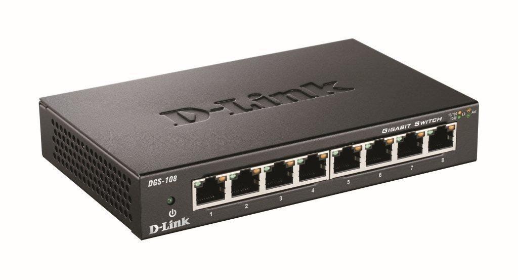 8-port 10/100/1000 Gigabit Metal Housing Desktop Switch