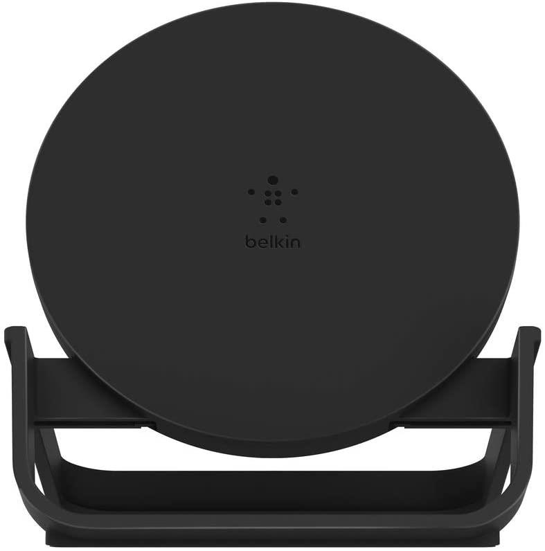Belkin BoostCharge Wireless Charging Stand 10W (Qi-Certified Fast Wireless - Black