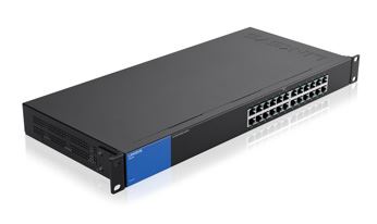 Linksys LGS124 Business 24 Port Rackmount Gigabit Unmanaged Network Switch -UK