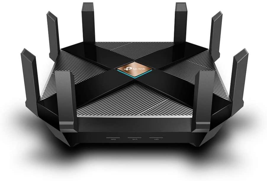 TP-Link Archer AX6000 Next-Gen WiFi 6 Gigabit Dual Band Wireless Cable Router 8 LAN Port UK