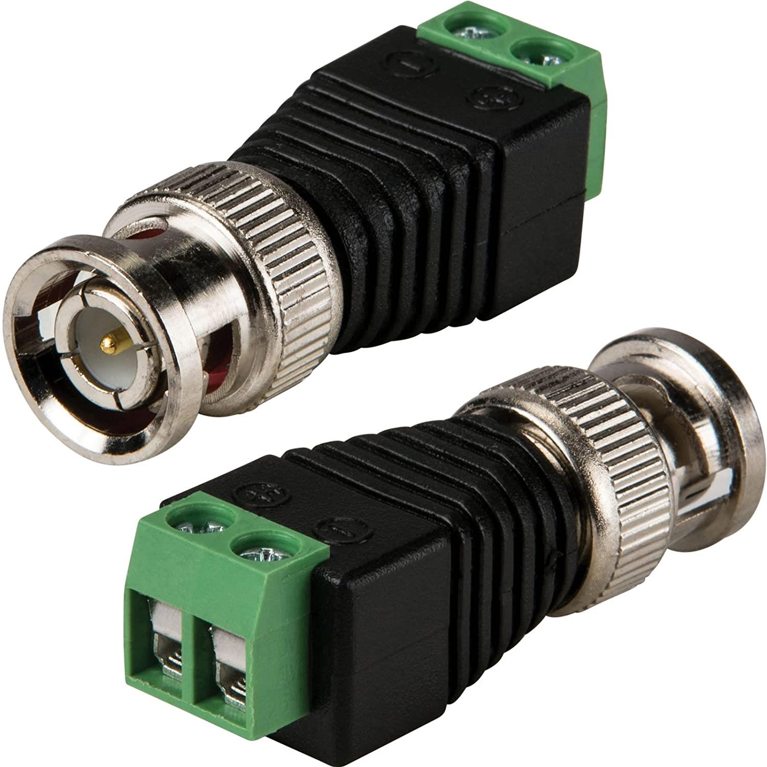 PACE BNC Male to Screw Terminal Block Connector G-73 Single Pack