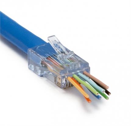 RapidFit RJ45 Crimp-on plugs CAT6 Single Pice