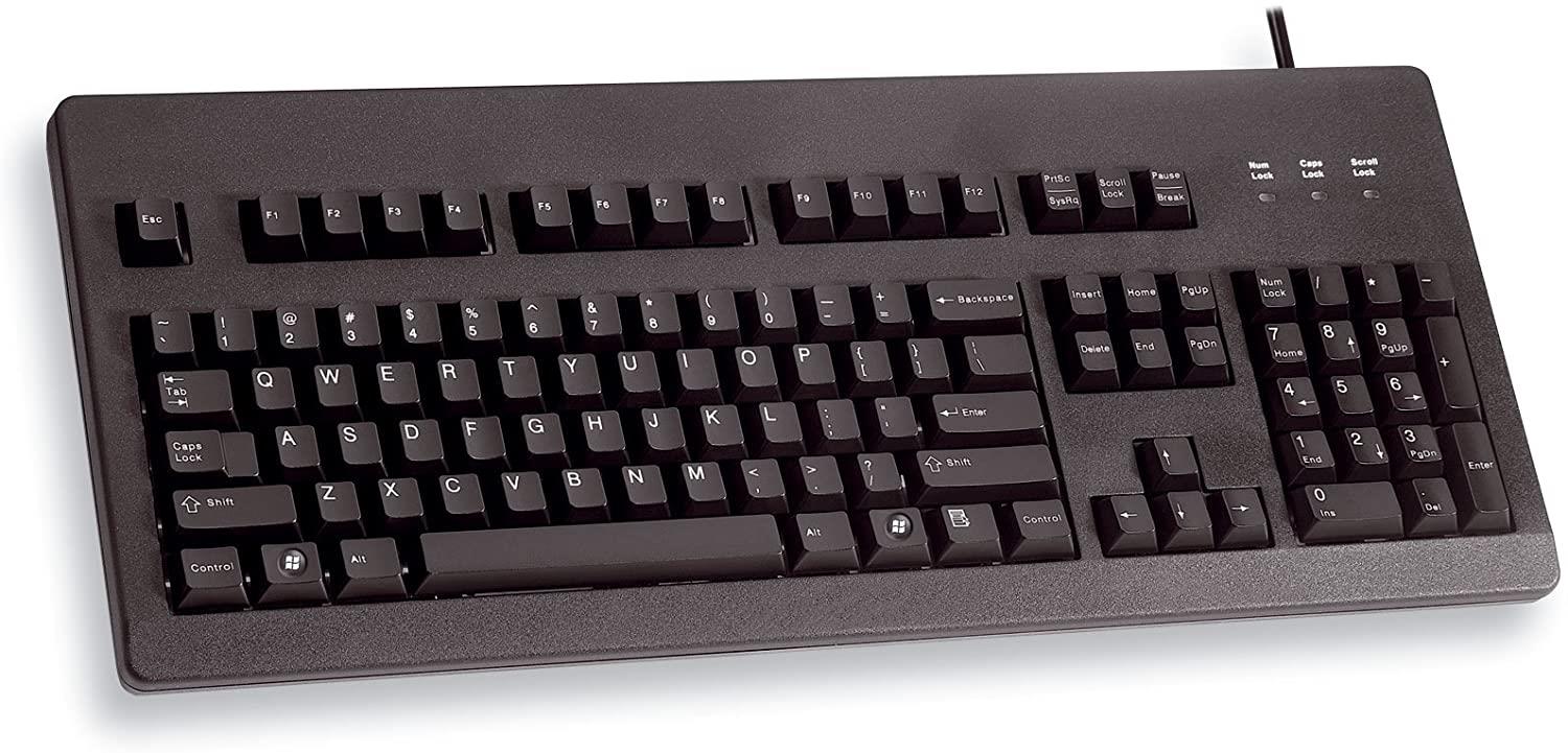 CHERRY G80-3000 USB/PS2 English Mechanical Keyboard with Black MX Switches