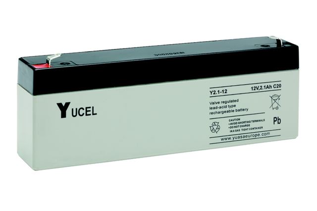 YUCEL 12v 2.1amp Sealed Lead Acid Battery 12v 2.1ah Fire Alarm Panel Back Up 