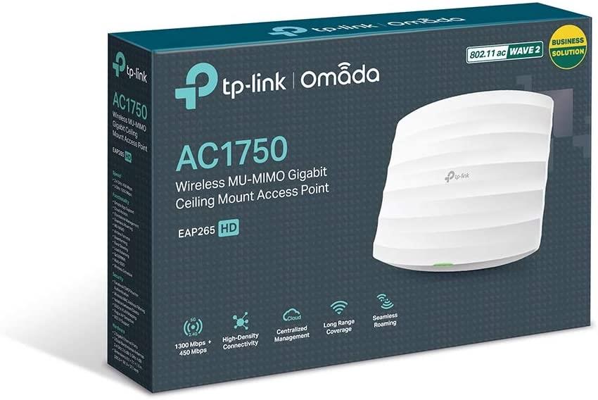 TP-Link EAP265 HD AC1750 Wireless MU-MIMO Gigabit Ceiling Mount Access Point