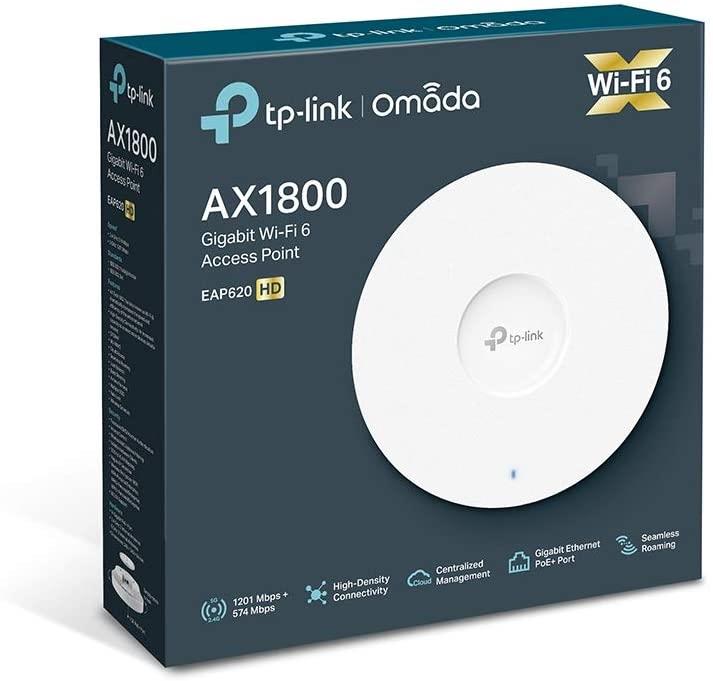 TP-Link EAP620 HD AX1800 Wireless Dual Band Ceiling Mount Access Point