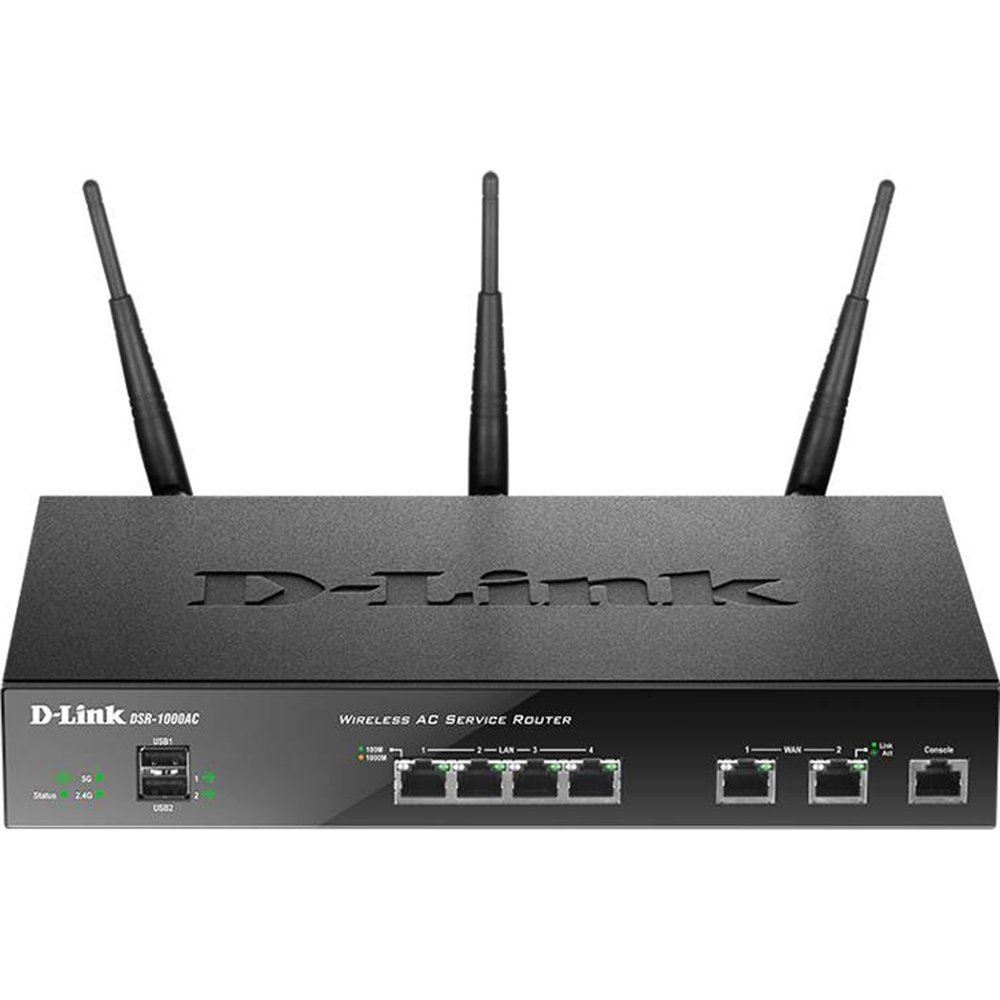 D-Link DSR-1000AC Dual Band 4-Port Switch Wireless Unified Services VPN Routers