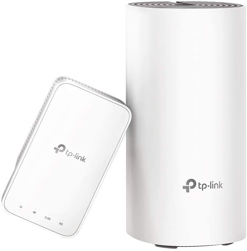 TP-Link Deco E3(2-pack) AC1200 Whole Home Mesh Wi-Fi System with Wall-Plug Extender Refurbished
