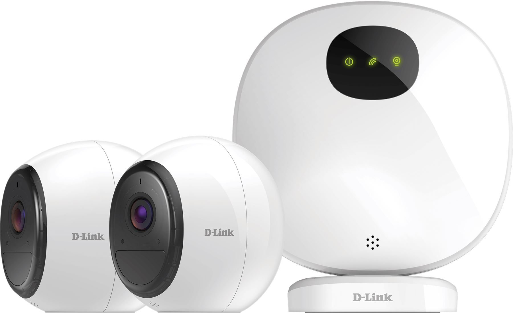 D-Link DCS-2802KT-EU Pro Wire Free Battery Camera Kit (2 x Rechargeable Security Camera, Full HD 1080p, Day and Night Vision kit Wireless