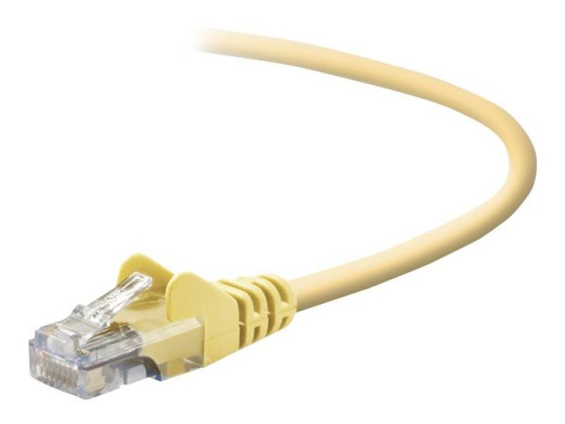 Belkin Patch Cable CAT5 RJ45 snagl yellow 5m networking cable