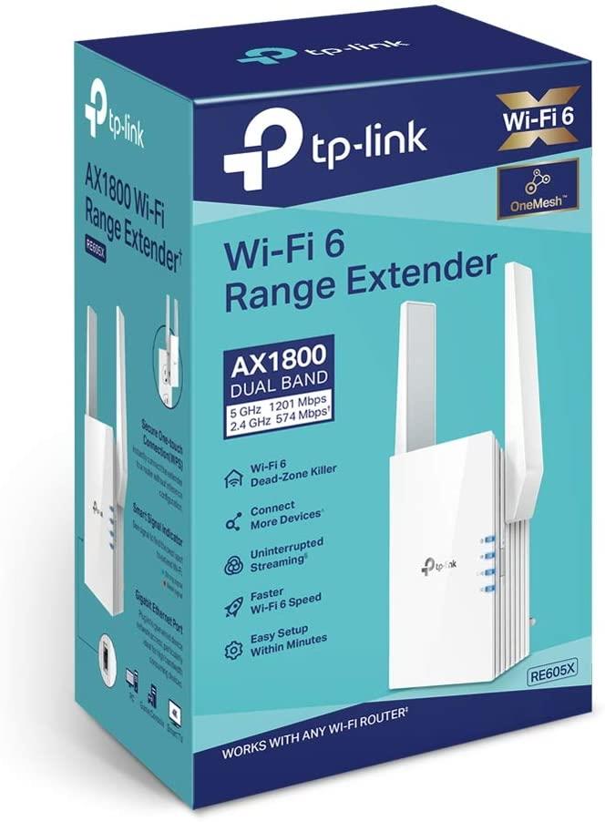 TP-Link RE605X AX1800 Wi-Fi Range Extender
