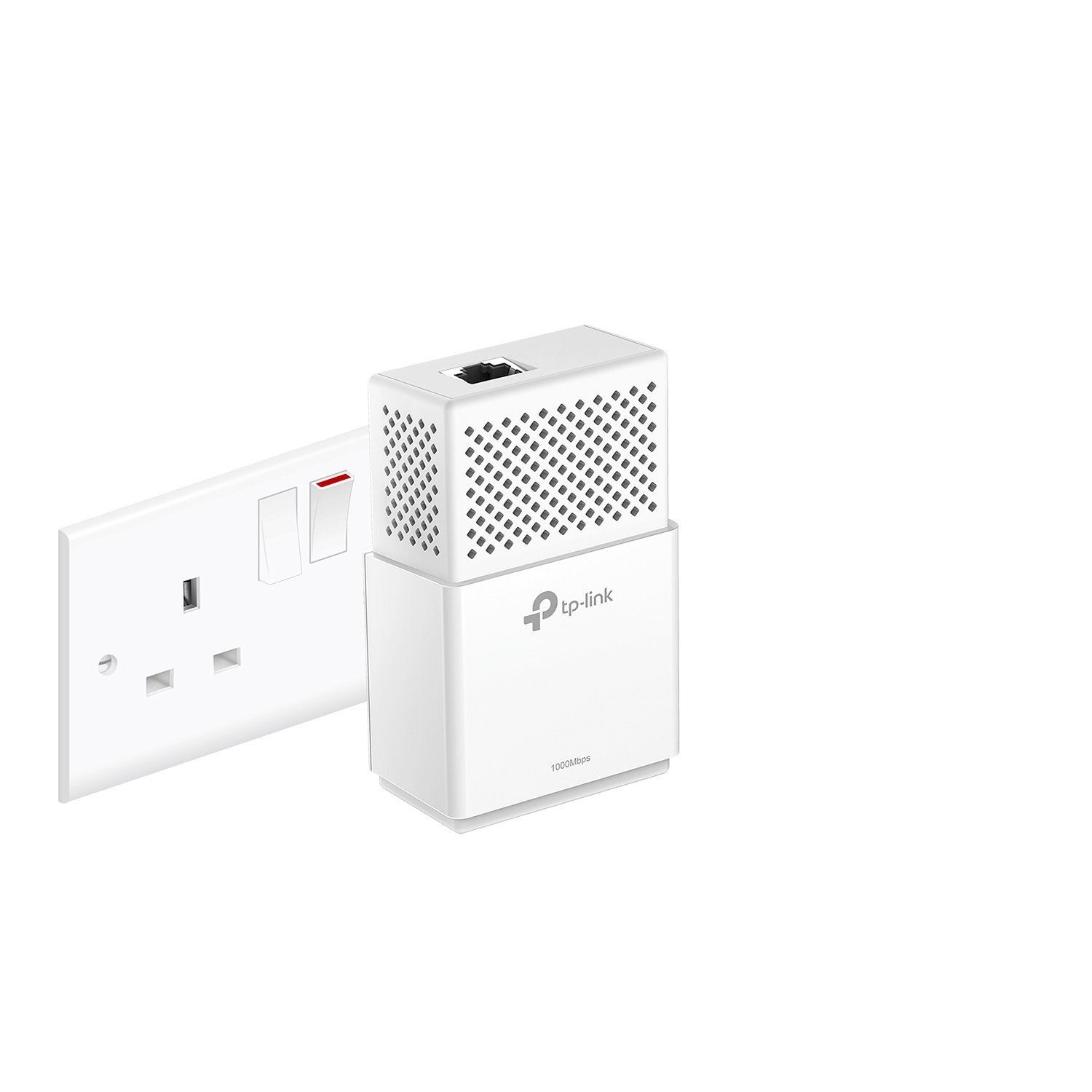 TP-Link AV1000 Gigabit Powerline TV Gaming Wired Single Adapter TL-PA7010 X 1 Manufacturer Refurbished