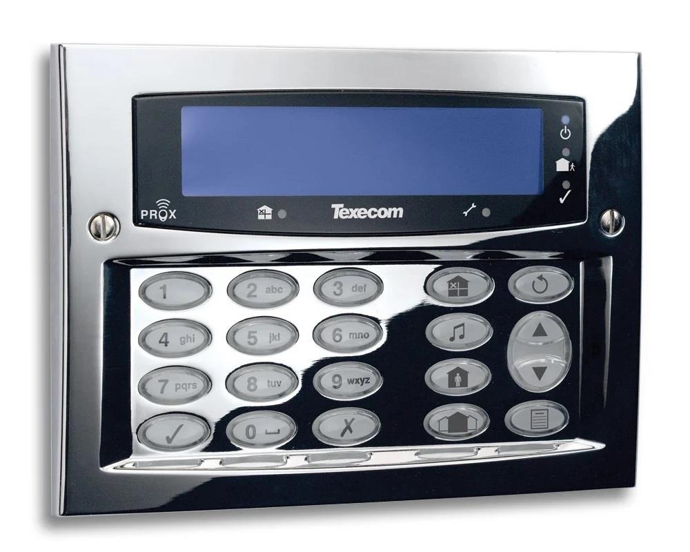 Texecom DBD-0127 Premier Elite SMK Polished Chrome Keypad