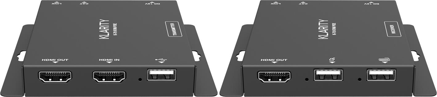 KLARITY K-70 KVM POE HDMI KVM PoE Extender HDMI & USB 70m