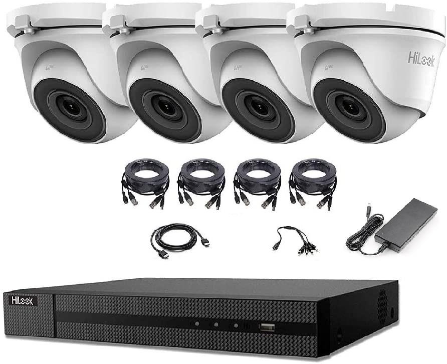 5MP HiLook 4 Eyeball camera Kit with 1TB Storage Drive (DVR-204U-K1)