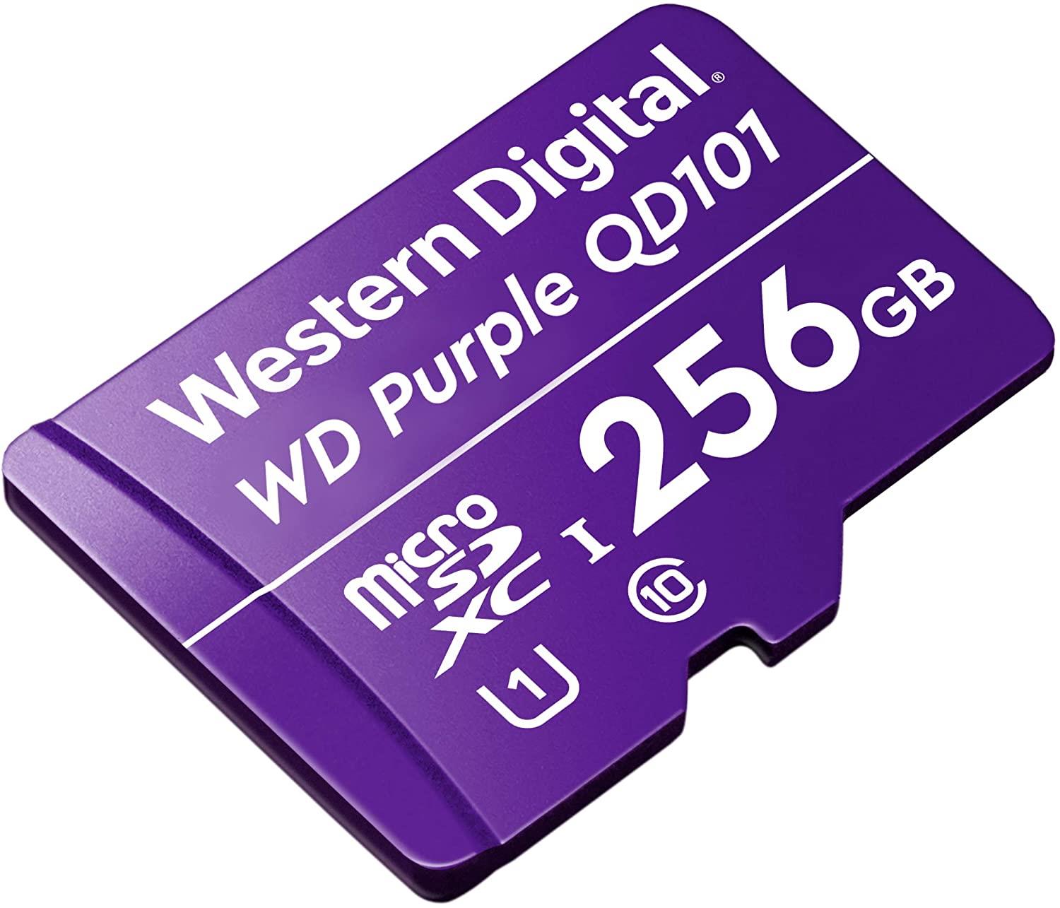 WD WDD256G1P0C memory card 256 GB MicroSDXC For CCTV Cameras