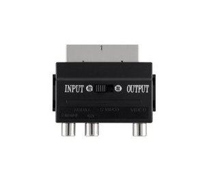 Belkin SCART MSvideo Fplus SCART S-Video + 3xRCA Black cable interface/gender adapter