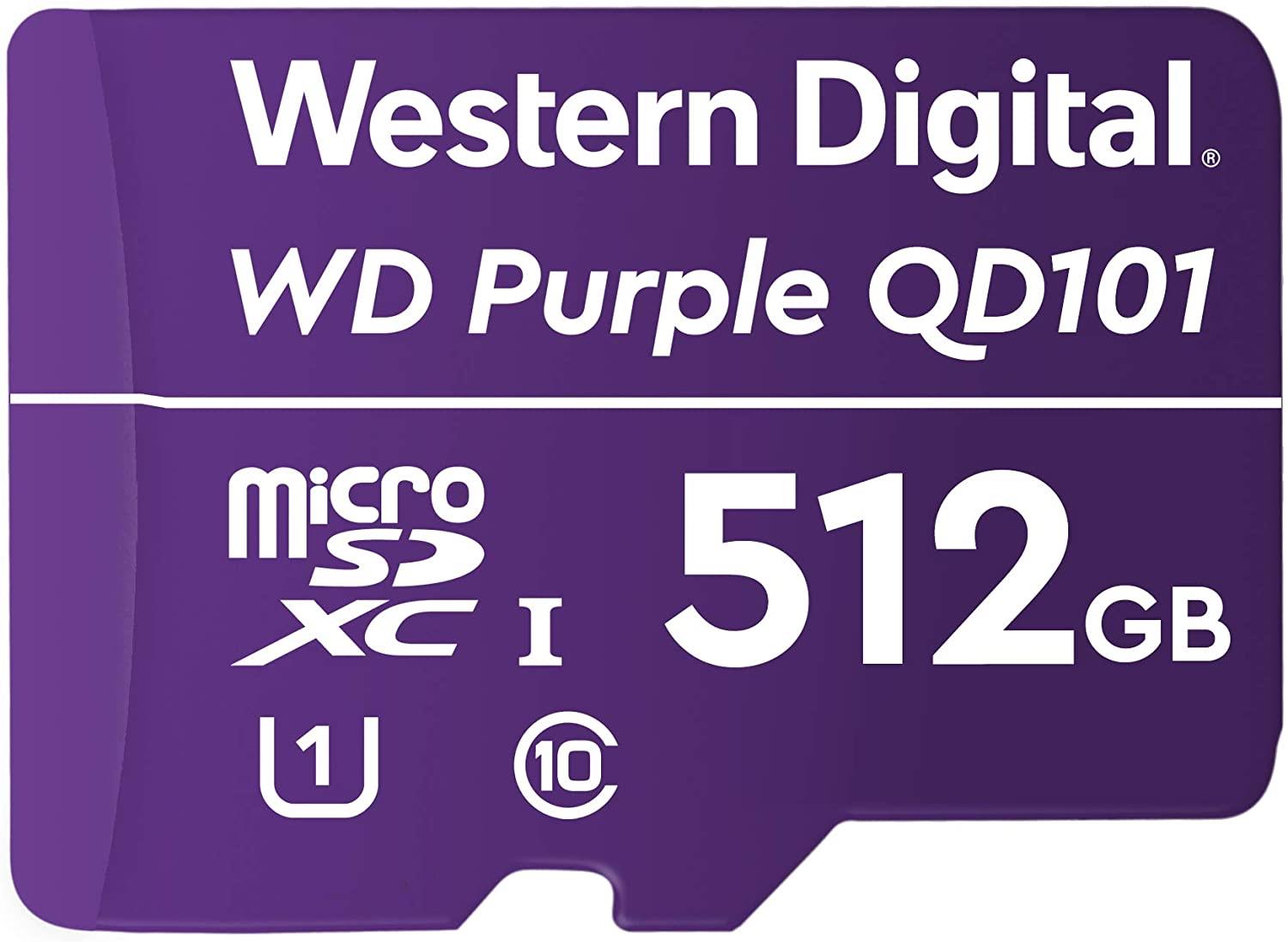 WD WDD512G1P0C memory card 512 GB MicroSDXC For CCTV Cameras