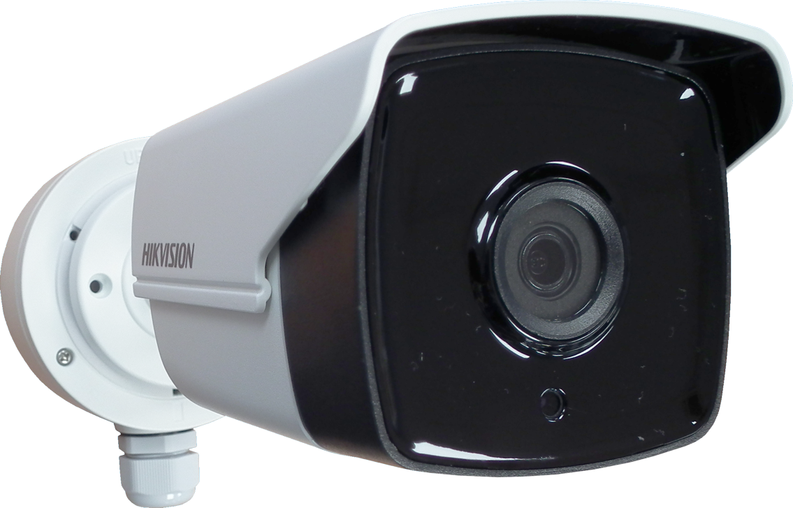 Hikvision 2MP fixed lens ultra low-light PoC EXIR bullet camera - White