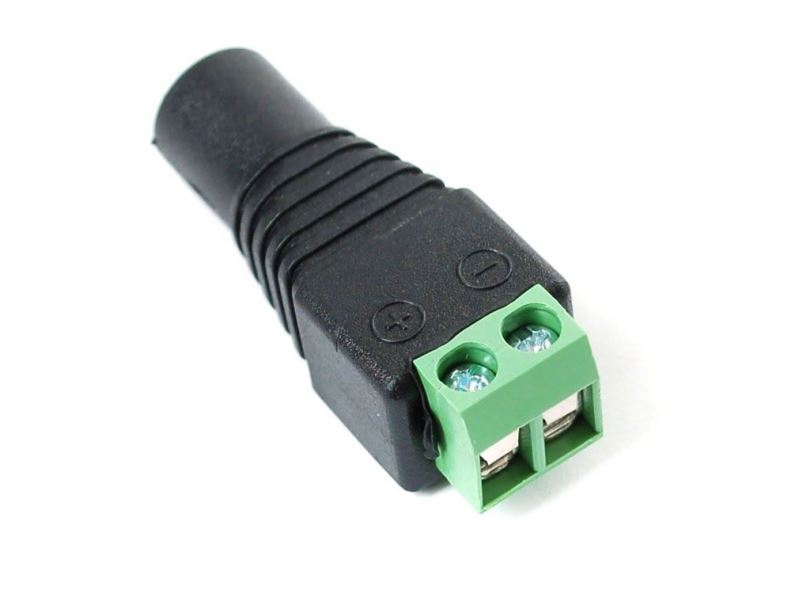 Female DC Power Plug Connector terminal For TVI CCTV Cameras pack of 1