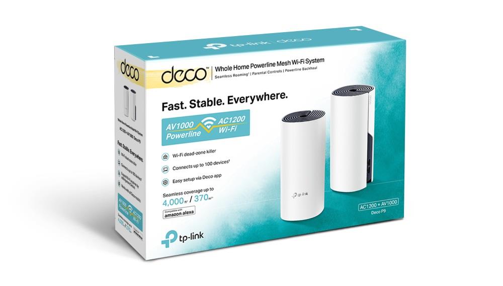TP-Link Deco Deco P9(2-pack) Whole Home Mesh Wi-Fi System Up To 4000 Sq ft -UK