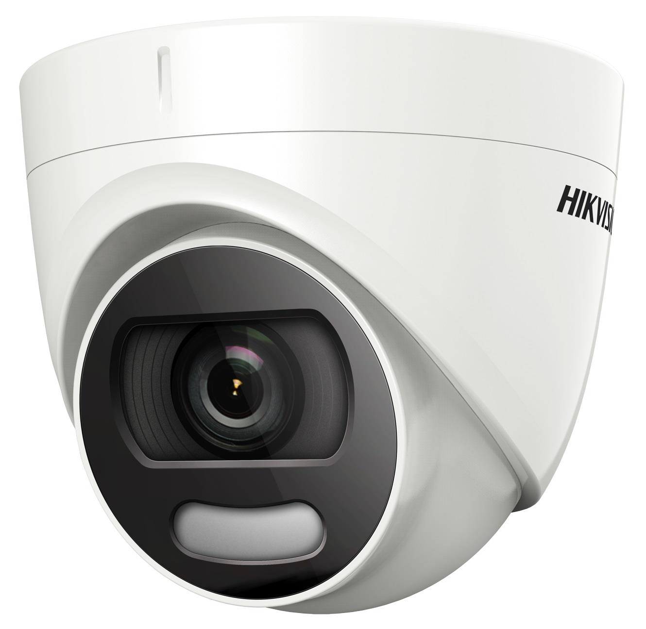 Hikvision DS-2CE72DFT-F28 2MP fixed lens colour turret camera - White