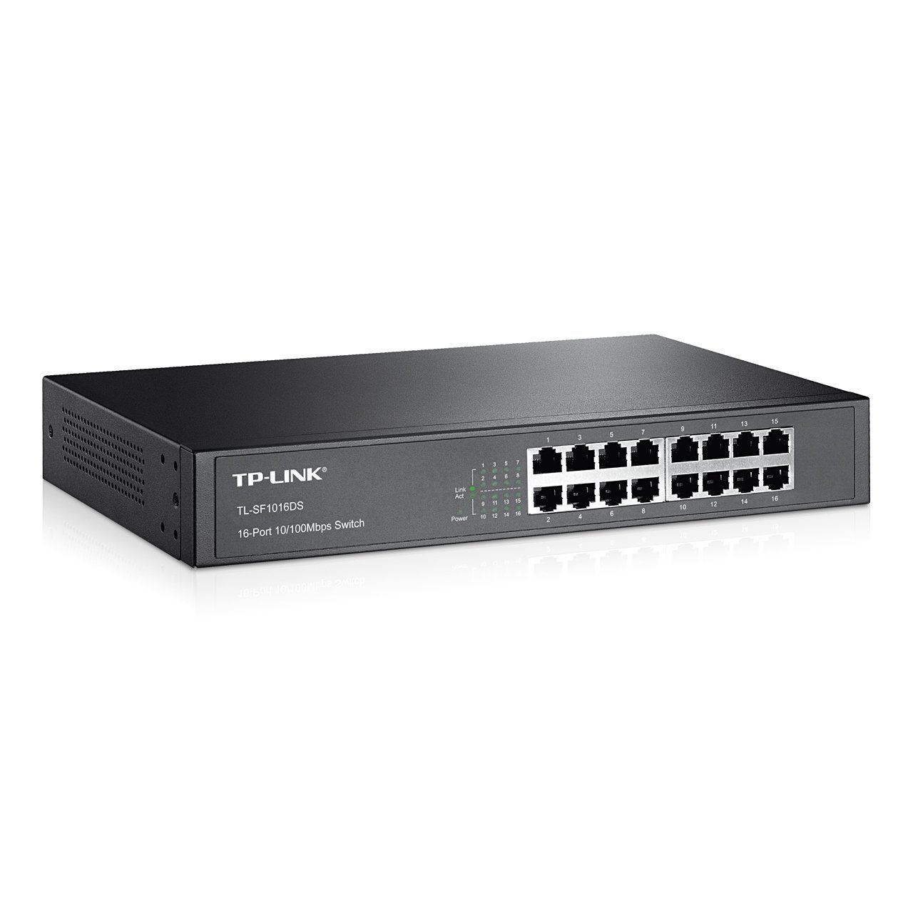 TP-LINK TL-SF1016DS 16-Port 10/100Mbps Desktop or Rackmount Switch