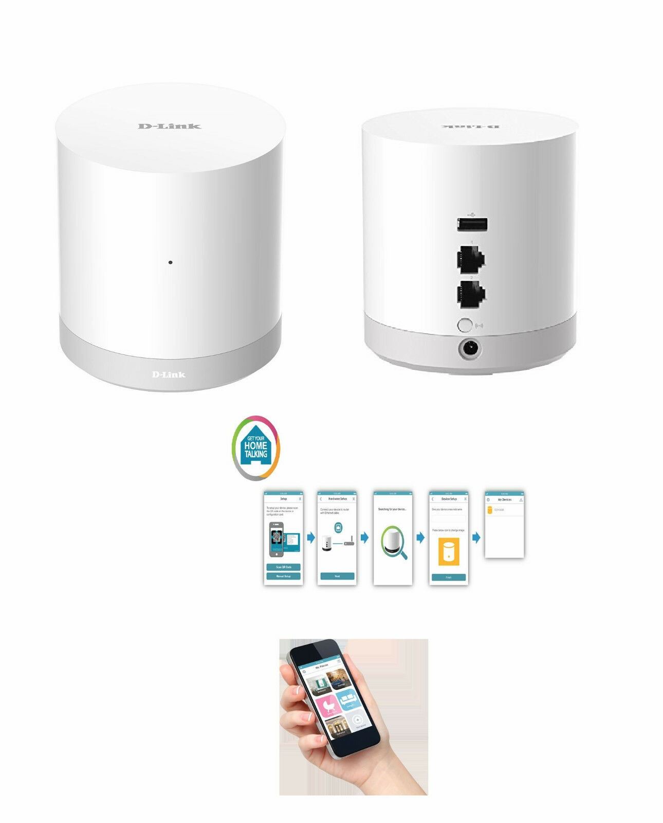 D-Link DCH-G020 mydlink Home Connected Hub
