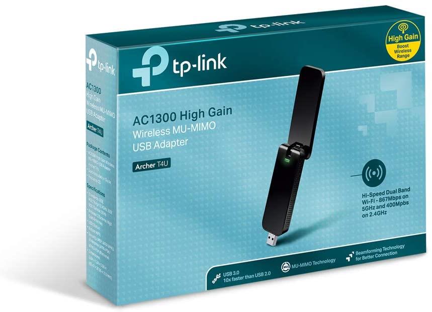 TP-LINK Archer T4U AC1200 Wireless Dual Band USB Adapter