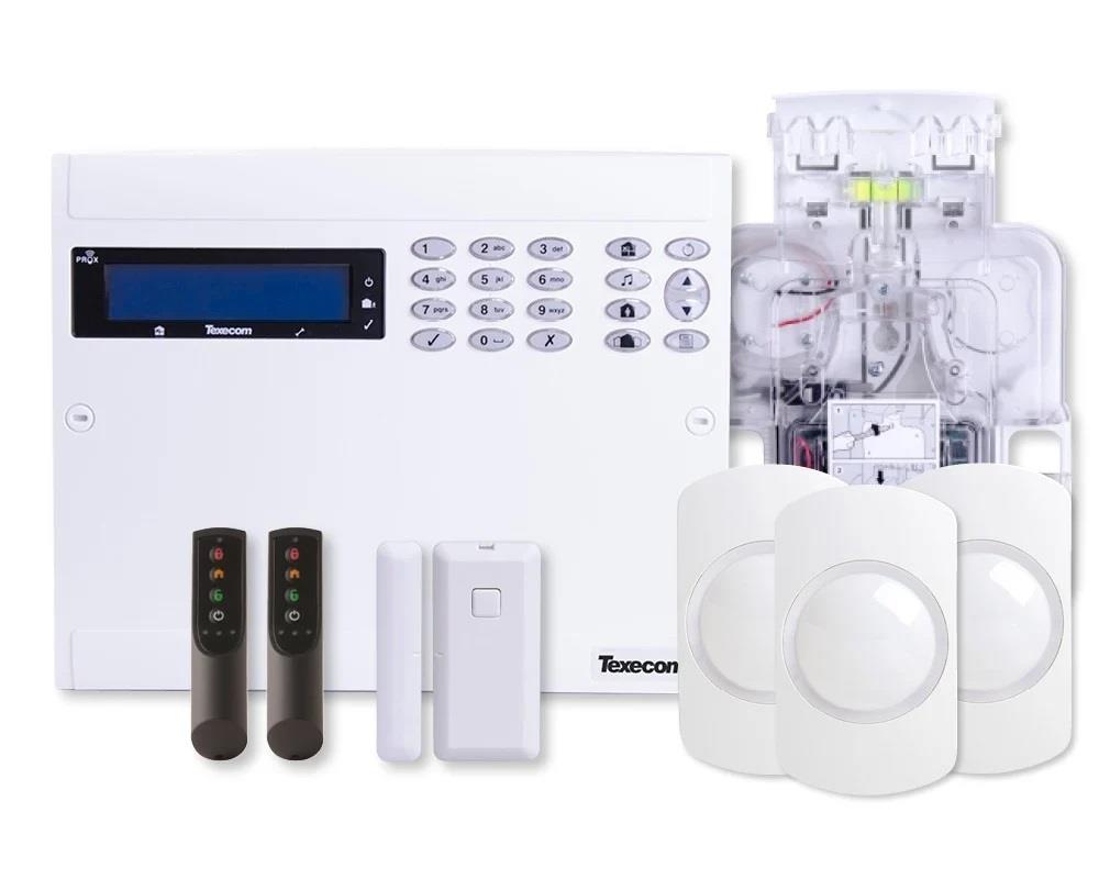 Texecom Kit-1004 Ricochet Premier Elite 64W LIVE Wireless Alarm with Capture PIR Kit