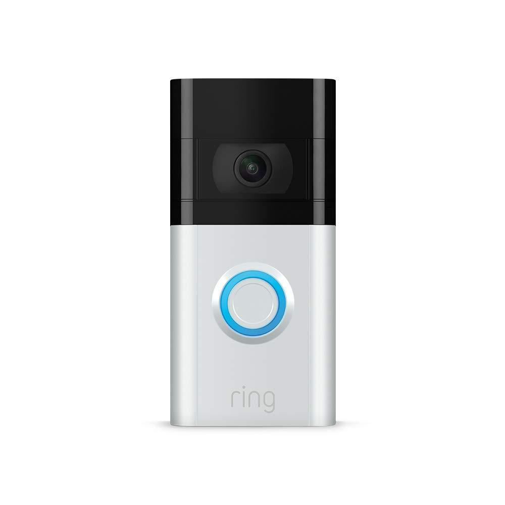 Ring Video Doorbell 3 1080p HD Video, Two-Way Talk, Motion Detection, Wi-Fi Connected