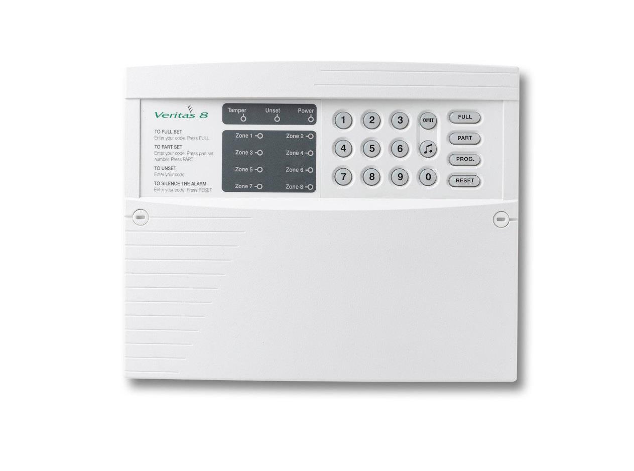 Texecom CFA-0001 Veritas 8 Stand Alone Control Panel with On-board Keypad